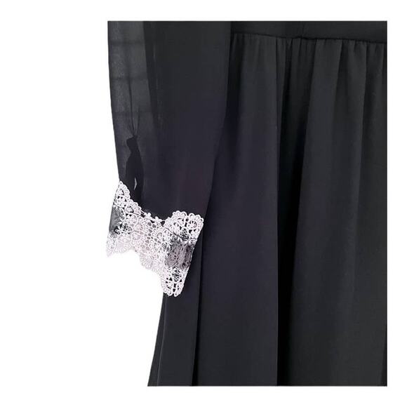 Ted Baker London AVIANAH Applique midi skater dress Lace Trim Fit Flare 1 USA 4 - Picture 6 of 16